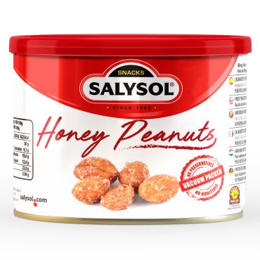 750g Salysol Honig-Salz Erdnüsse: 3 x 250g Dose