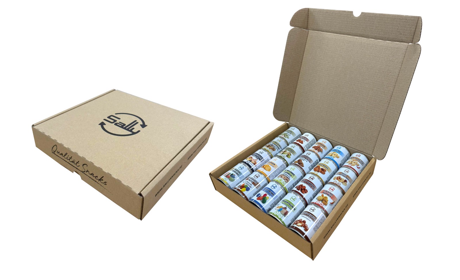SALLY Mix-Set: 20 SALLY Dosen (1 Dose jeder Sorte) MHD 01-2029 / including 20 Sally types